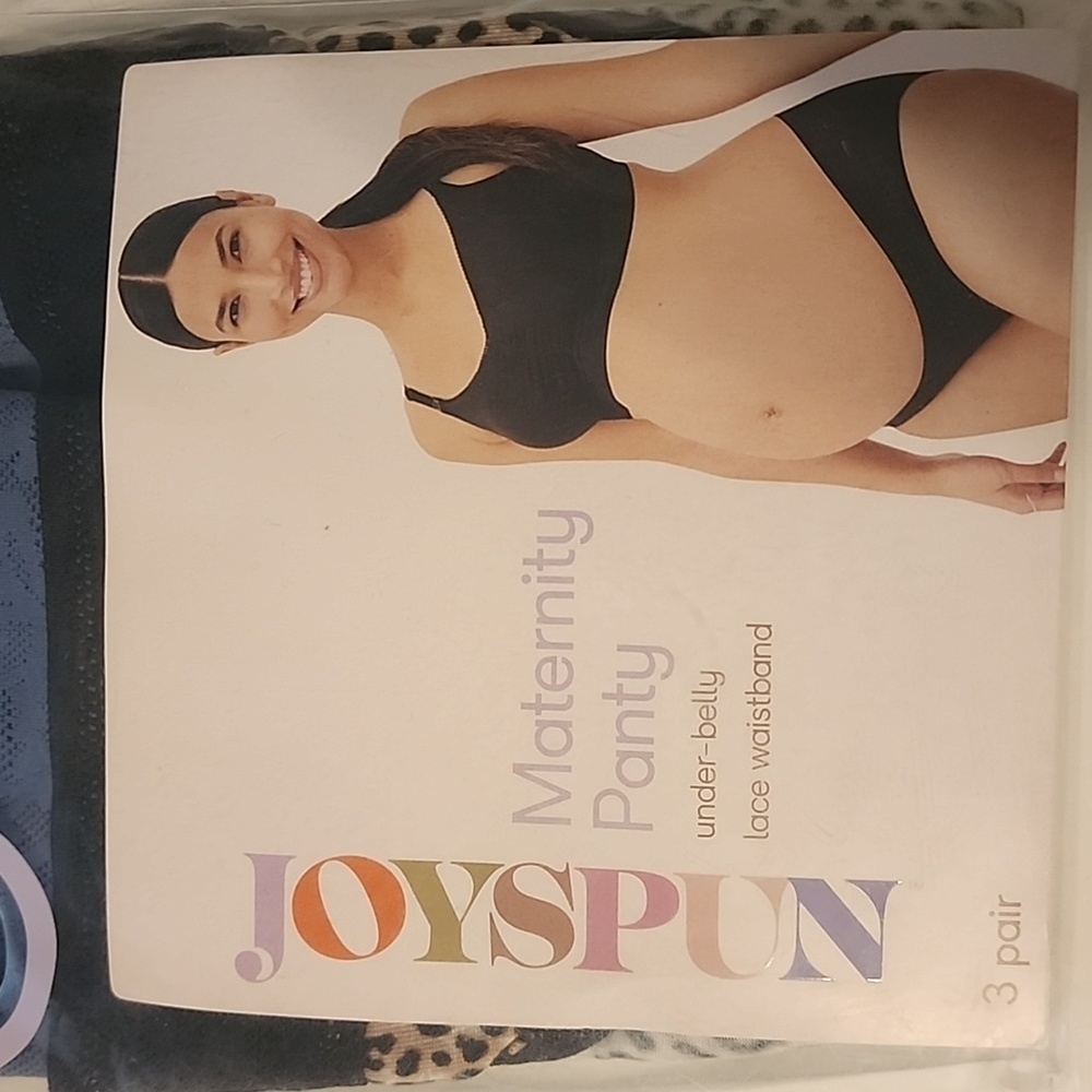 Joyspun (pk of 3)Maternity panty underbelly lace waistband size large (12-14)